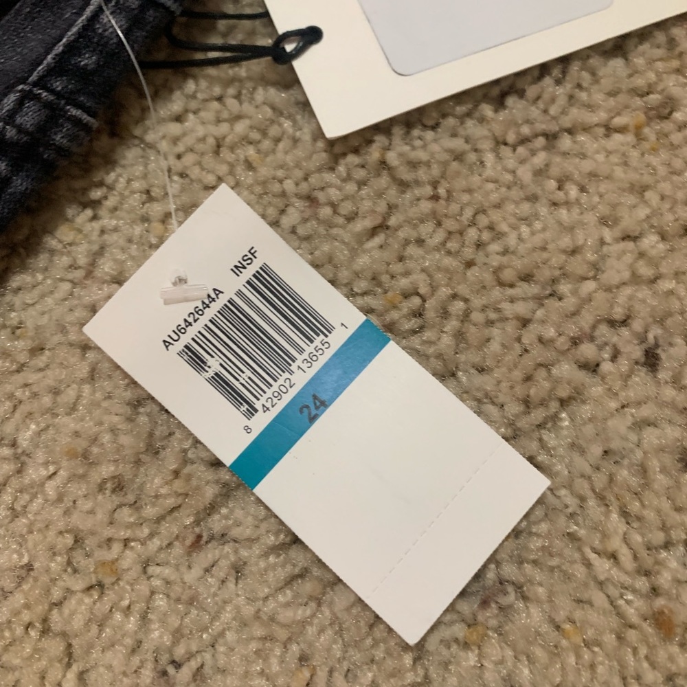7 for all mankind 2 tone panel colorblock jeans - Picture 7 of 8